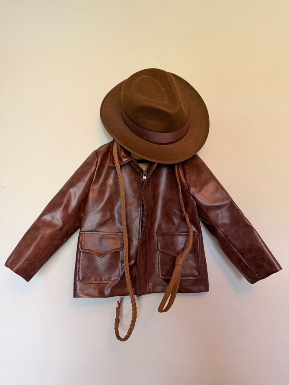 Kids Indiana Jones Costume with Jacket, Hat and Whip
